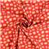 Viscose Happy Flowers Red