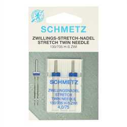 Aiguille machine double Stretch (paquet de 2)