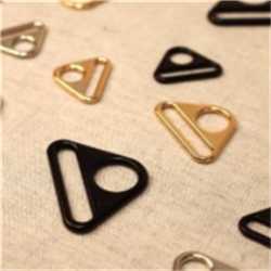 Anneau triangle Métal 32 mm (2 pièces)