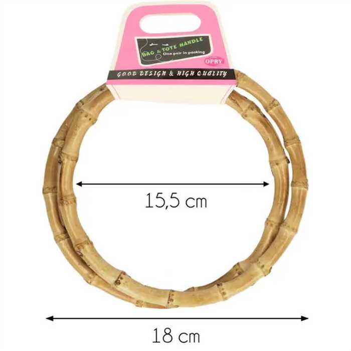 Anses de sac en bambou (18 cm) Anses de sac en bambou (18 cm)