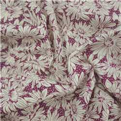 Batiste de coton Daisy Violet