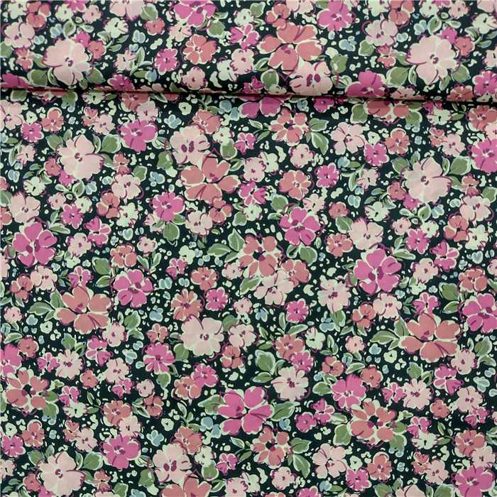 Batiste de coton fleurie Cara Batiste de coton fleurie Cara