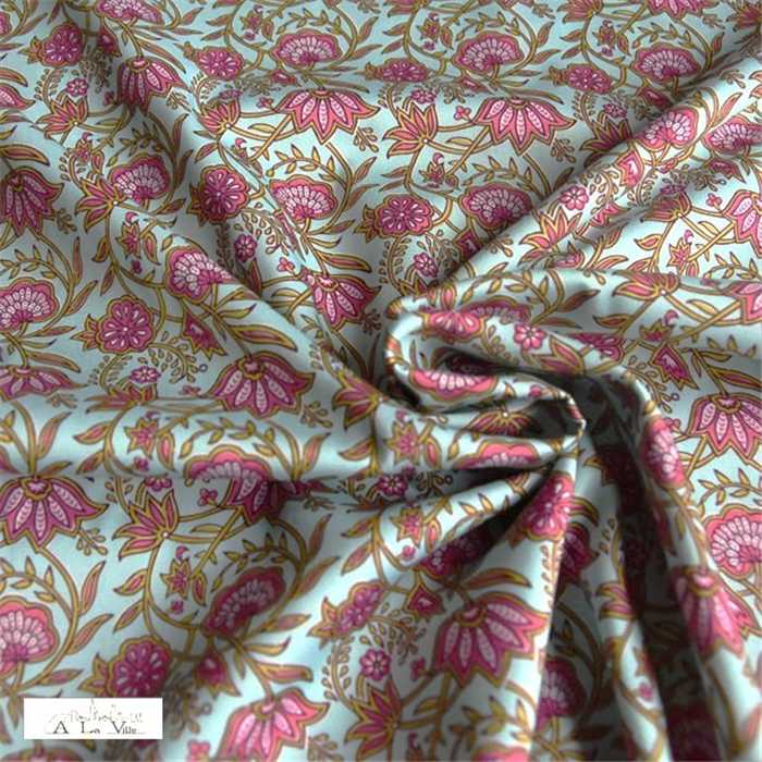 Batiste de coton Oriental flower Batiste de coton Oriental flower