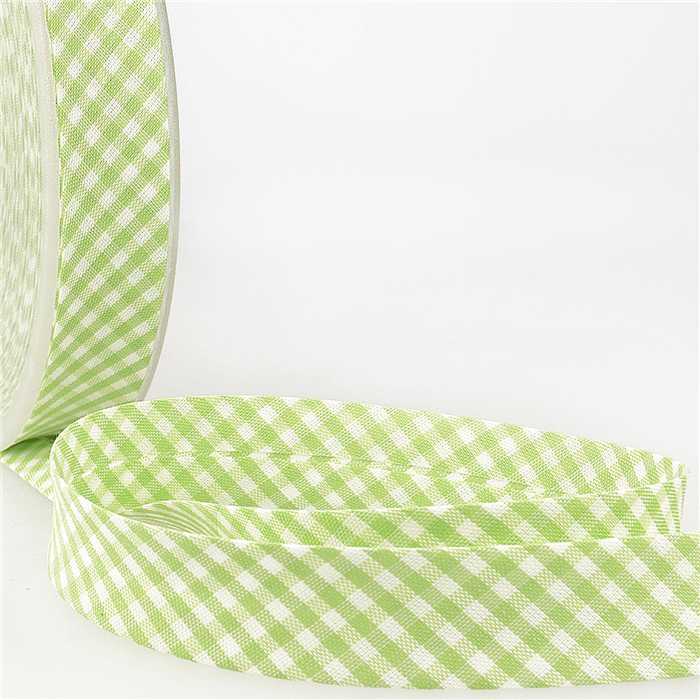 Biais Vichy Vert anis Biais Vichy Vert anis