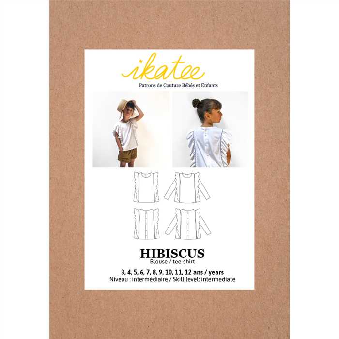 Blouse / T-shirt Hibiscus Kids Blouse / T-shirt Hibiscus Kids