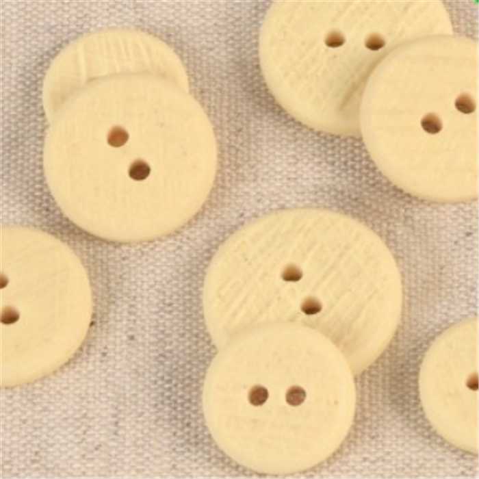 Bouton 2 trous texturé 20 mm Bouton 2 trous texturé 20 mm