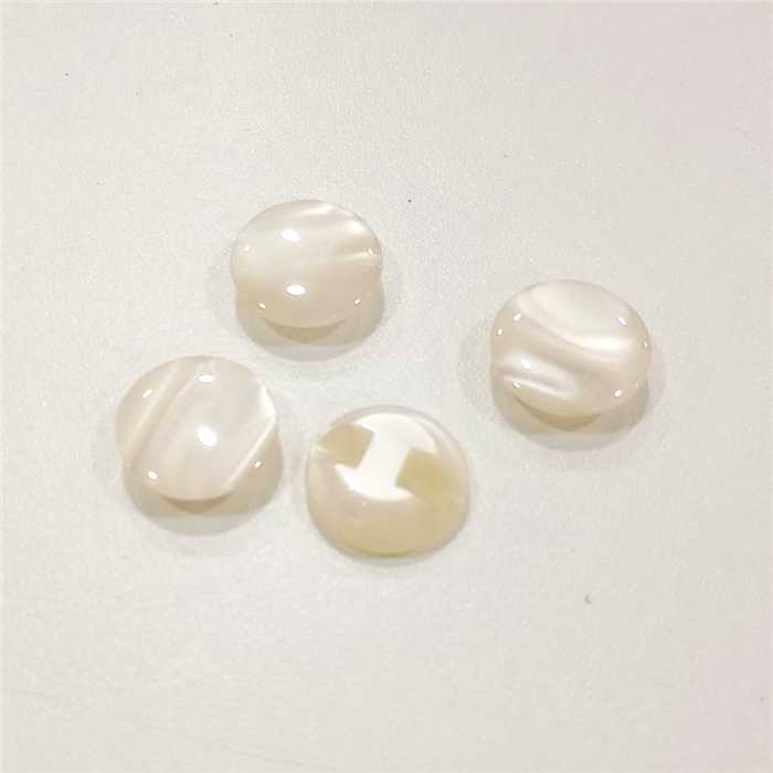 Bouton à fixation arrière Ivoire 15 mm Bouton à fixation arrière Ivoire 15 mm