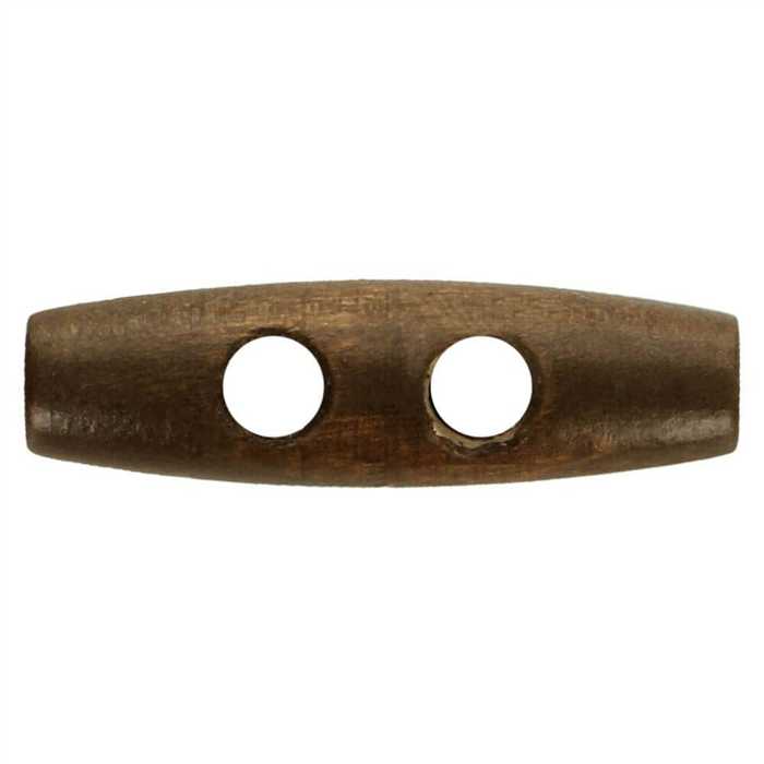 Bouton Bûchette bois foncé 25 mm Bouton Bûchette bois foncé 25 mm