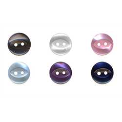 Bouton chemise nacré 11 mm