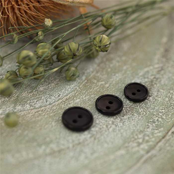 Bouton Corozo Noir Bouton Corozo Noir