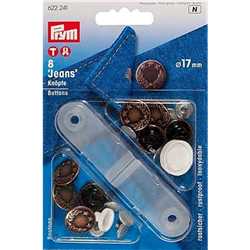 Bouton Jeans 17 mm Cuivre
