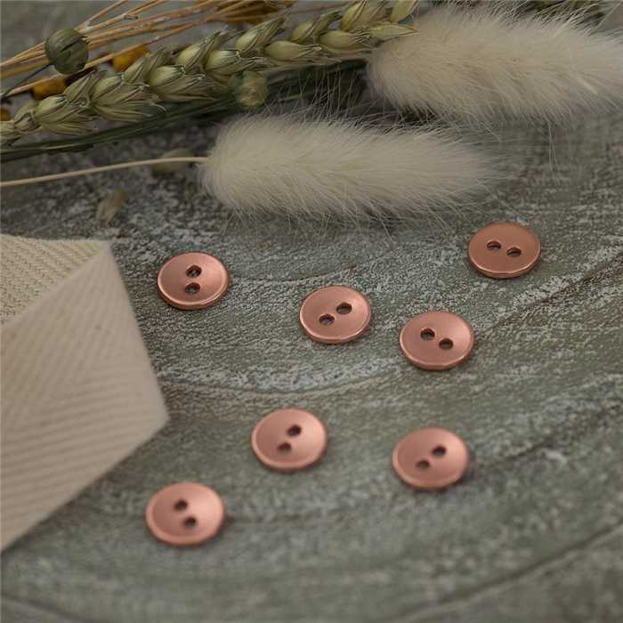 Bouton Metal lisse - Cuivre rosé Bouton Metal lisse - Cuivre rosé