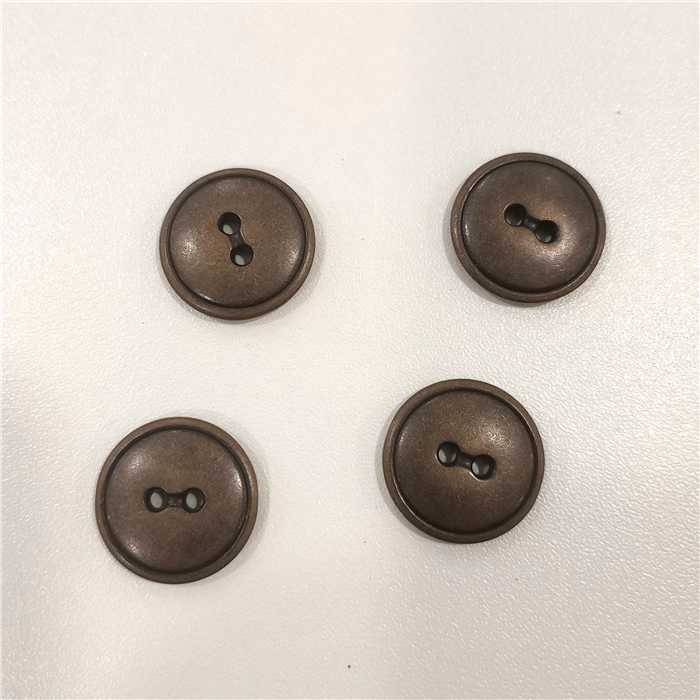 Bouton métal rainuré 20 mm Bouton métal rainuré 20 mm