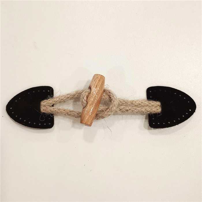 Brandebourg Cuir véritable Noir Brandebourg Cuir véritable Noir