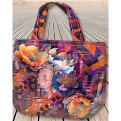Canvas Floral Nightclub (panneau pour créer un sac réversible)