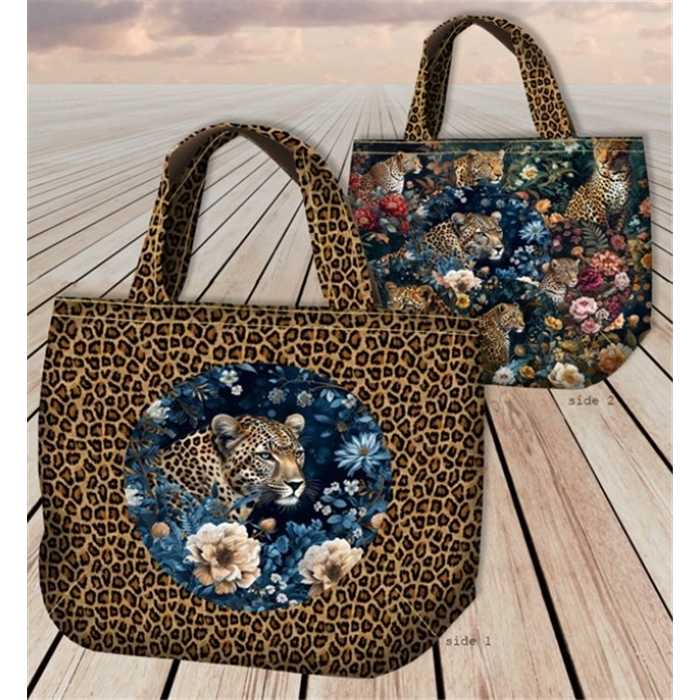 Canvas Lush Leopard (panneau pour créer un sac réversible) Canvas Lush Leopard (panneau pour créer un sac réversible)