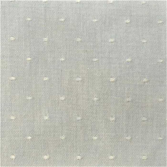 Chambray à pois Nuage Bio - COUPON DE 45cm Chambray à pois Nuage Bio - COUPON DE 45cm