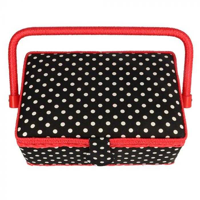 Coffret à ouvrage Polka dots Coffret à ouvrage Polka dots