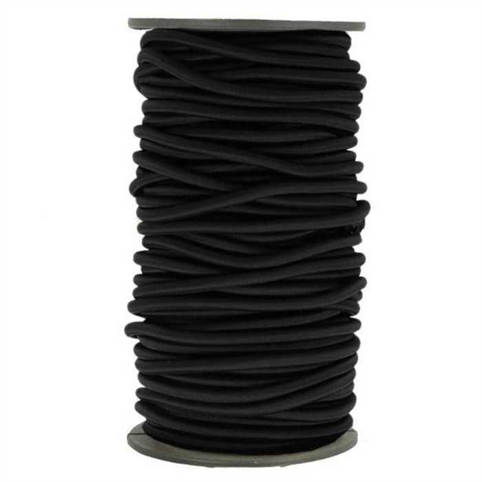 Cordon élastique 5 mm Noir Cordon élastique 5 mm Noir
