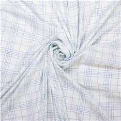 Coton Carreaux bleus