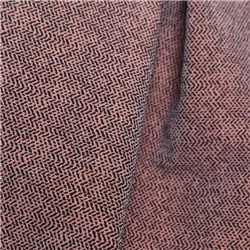 Coton imprimé chevrons Cognac