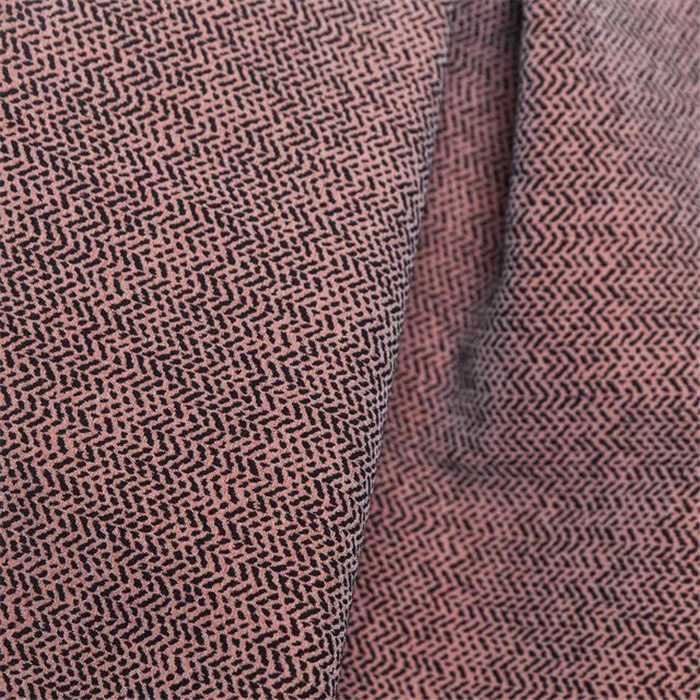Coton imprimé chevrons Cognac Coton imprimé chevrons Cognac