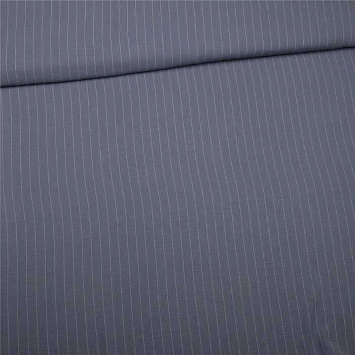 Coton Midnight Blue Pinstripes Coton Midnight Blue Pinstripes