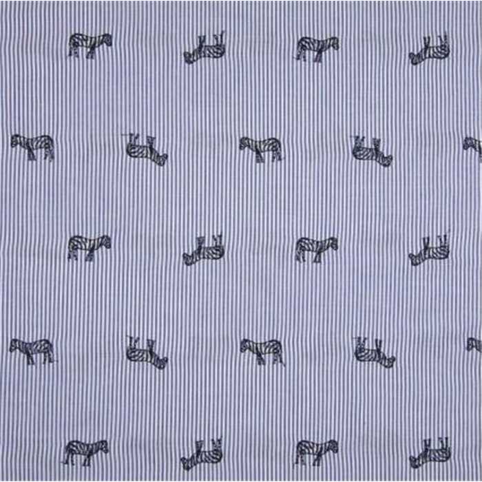 Coton rayé brodé Zebra Coton rayé brodé Zebra