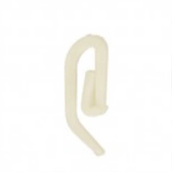 Crochets escargots en plastique blanc Crochets escargots en plastique blanc
