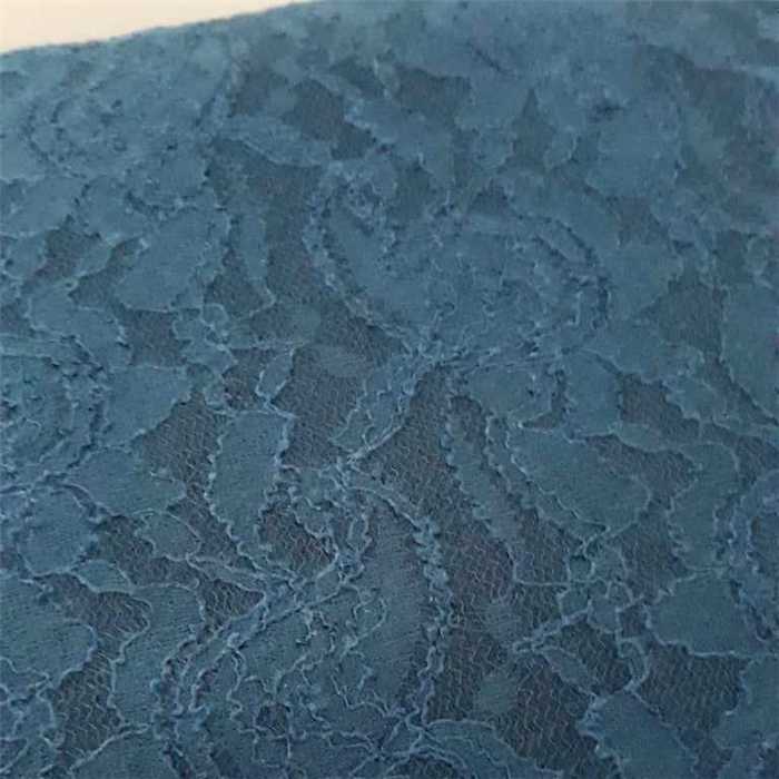 Dentelle bleu canard Dentelle bleu canard