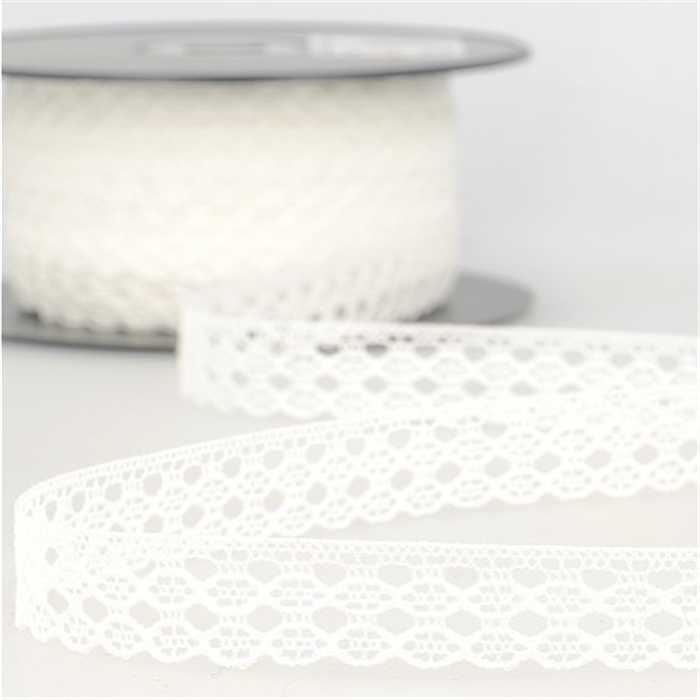 Dentelle coton blanc Dentelle coton blanc