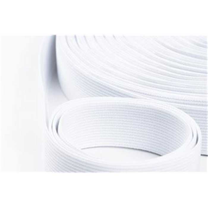 Elastique blanc souple 10 mm Elastique blanc souple 10 mm