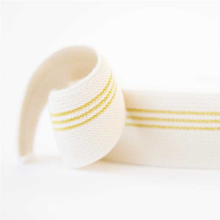 Elastique ceinture Lignes dorées Elastique ceinture Lignes dorées
