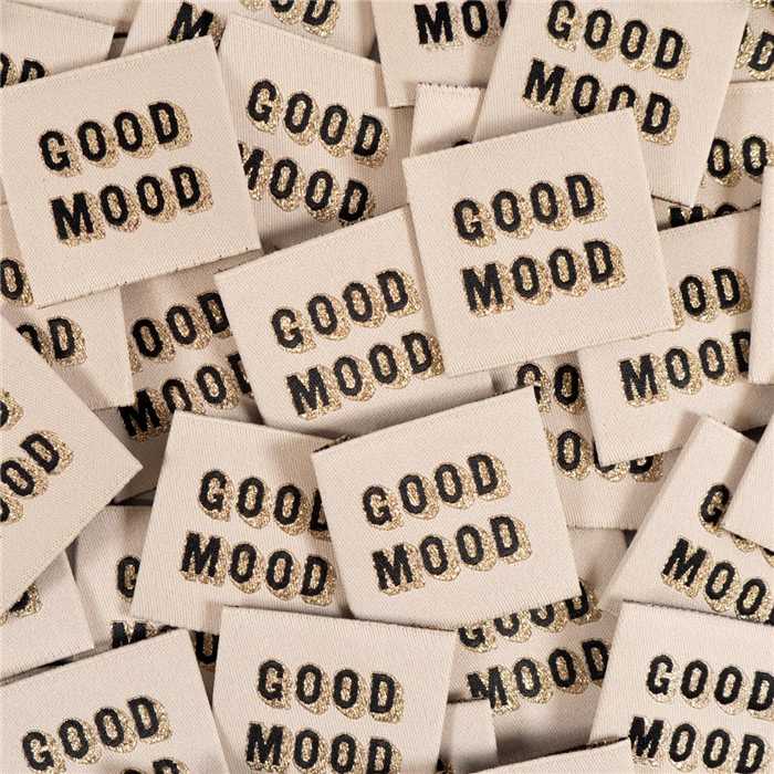 Etiquettes tissées "Good Mood" Etiquettes tissées "Good Mood"
