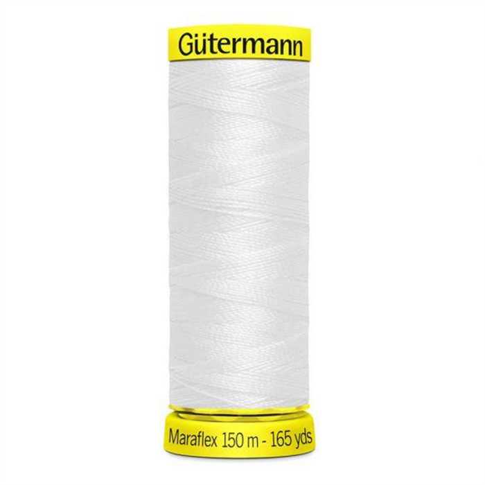 Fil élastique Gütermann 150 m - Col. 800 (blanc) Fil élastique Gütermann 150 m - Col. 800 (blanc)