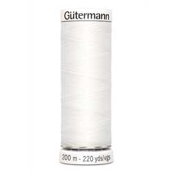 Fil Tout Coudre Gütermann 200 m - Col. 800 (blanc)