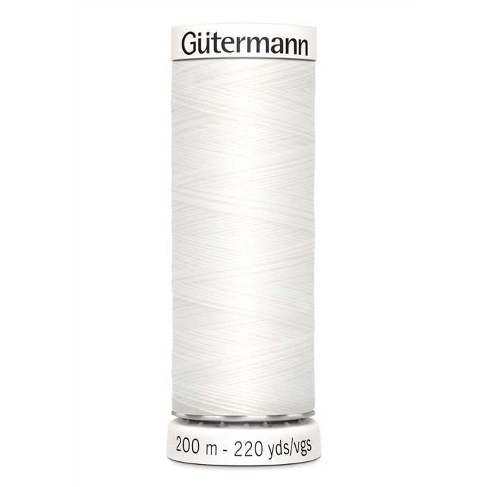 Fil Tout Coudre Gütermann 200 m - Col. 800 (blanc)