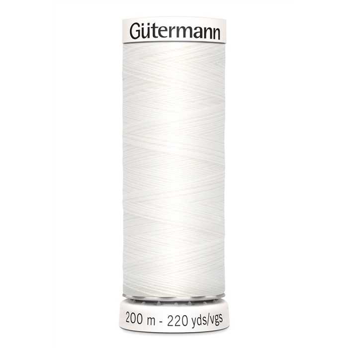 Fil Tout Coudre Gütermann 200 m - Col. 800 (blanc) Fil Tout Coudre Gütermann 200 m - Col. 800 (blanc)