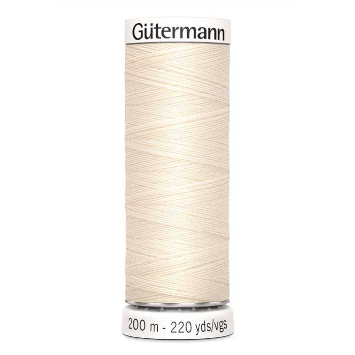 Fil Tout Coudre Gütermann 200 m - Col. 802 Fil Tout Coudre Gütermann 200 m - Col. 802