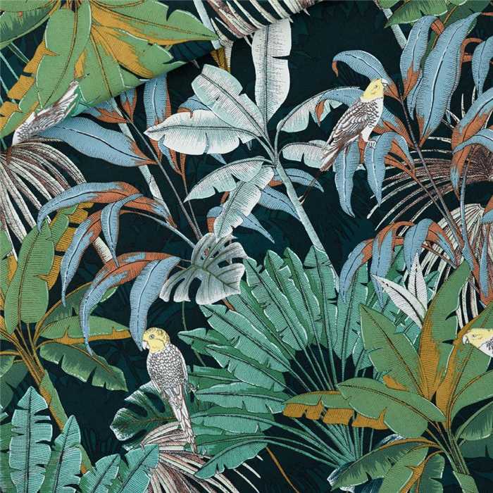 Gabardine Jungle Green Gables Gabardine Jungle Green Gables