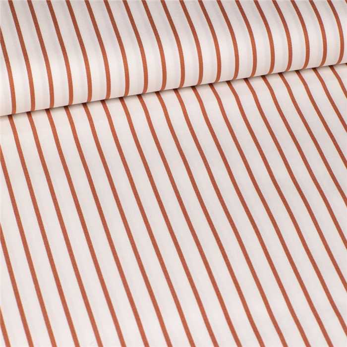 Gabardine rayée cognac Gabardine rayée cognac