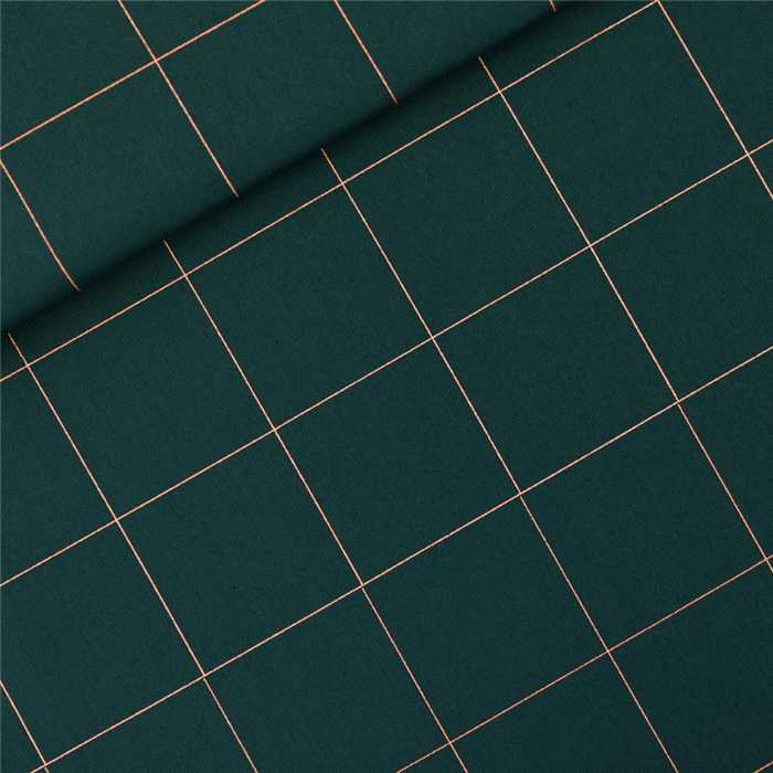 Gabardine Thin Grid XL Green Gables