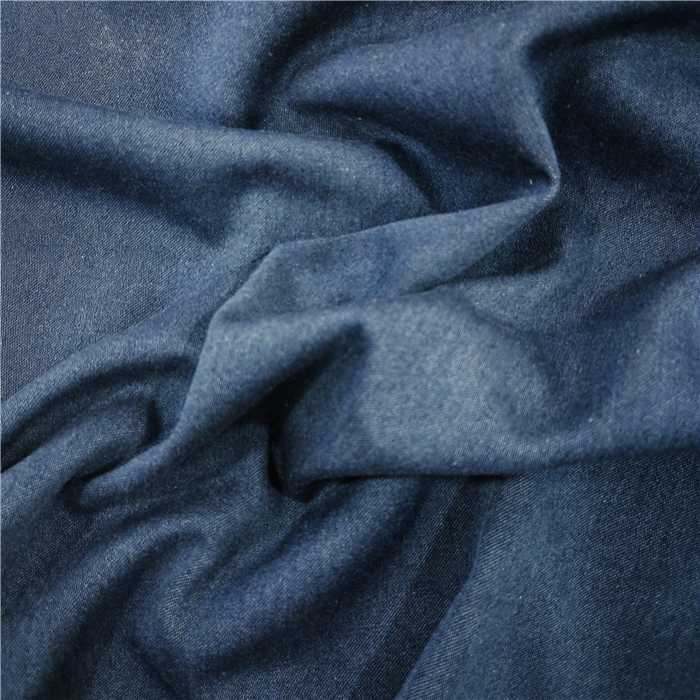 Jeans souple bleu foncé - Coupon de 40 cm Jeans souple bleu foncé - Coupon de 40 cm