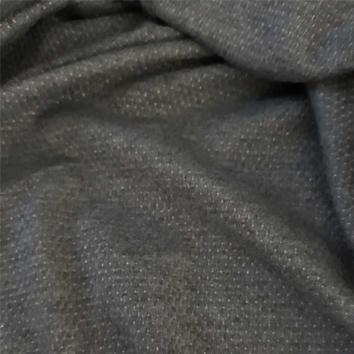 Jersey brillant gris foncé (grande largeur)