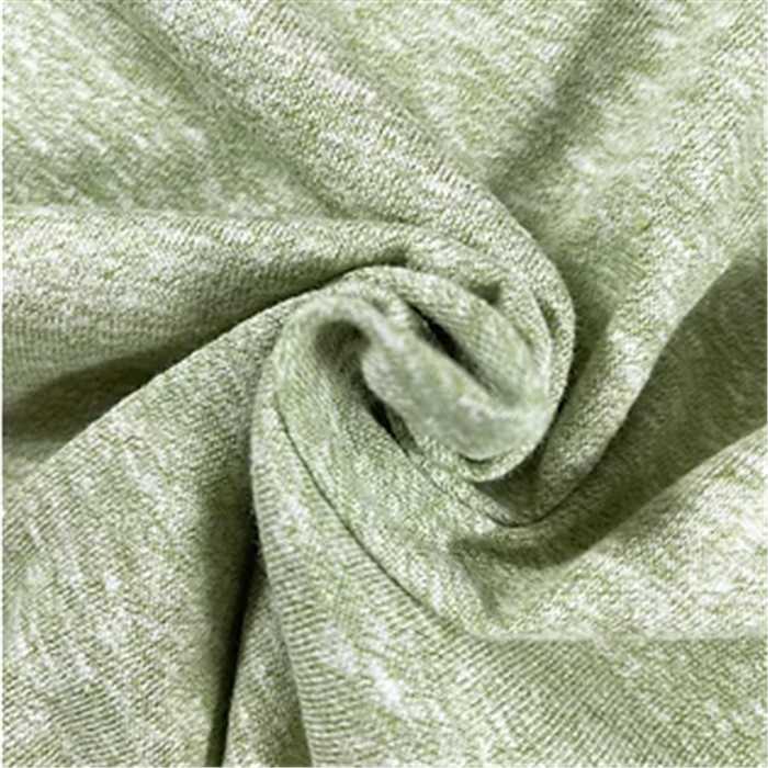 Jersey chiné vert pomme Jersey chiné vert pomme