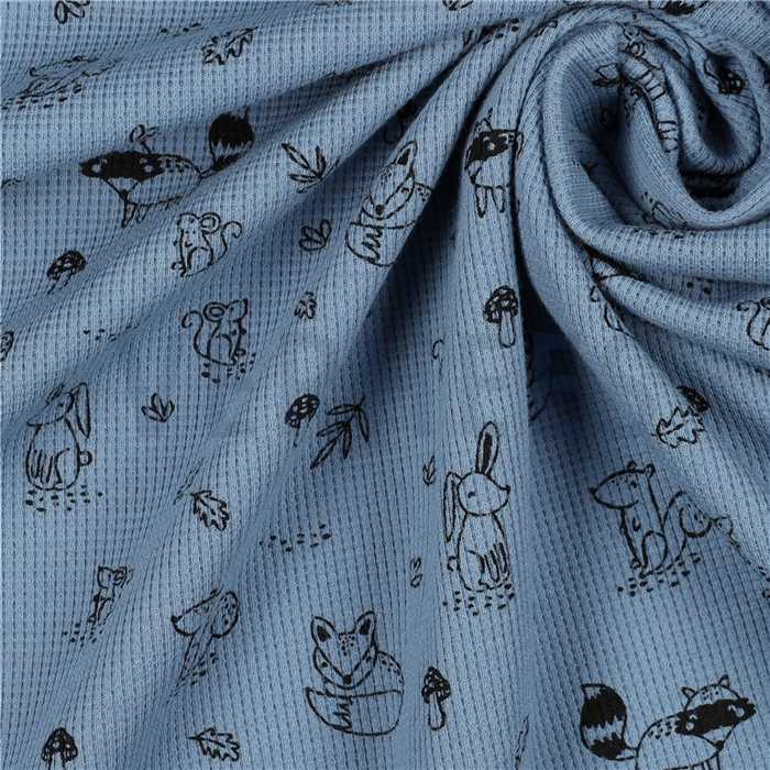 Jersey côtelé Forest Animals Jersey côtelé Forest Animals