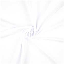 Jersey de coton Blanc