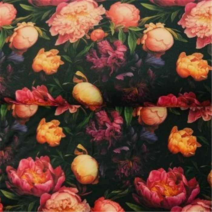 Jersey de coton Bouquet Jersey de coton Bouquet