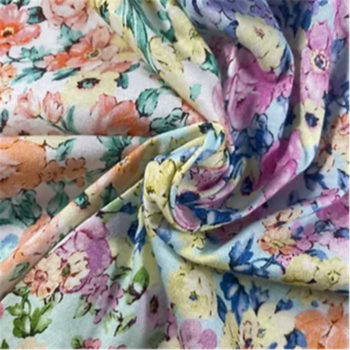 Jersey de coton Flower Field Jersey de coton Flower Field