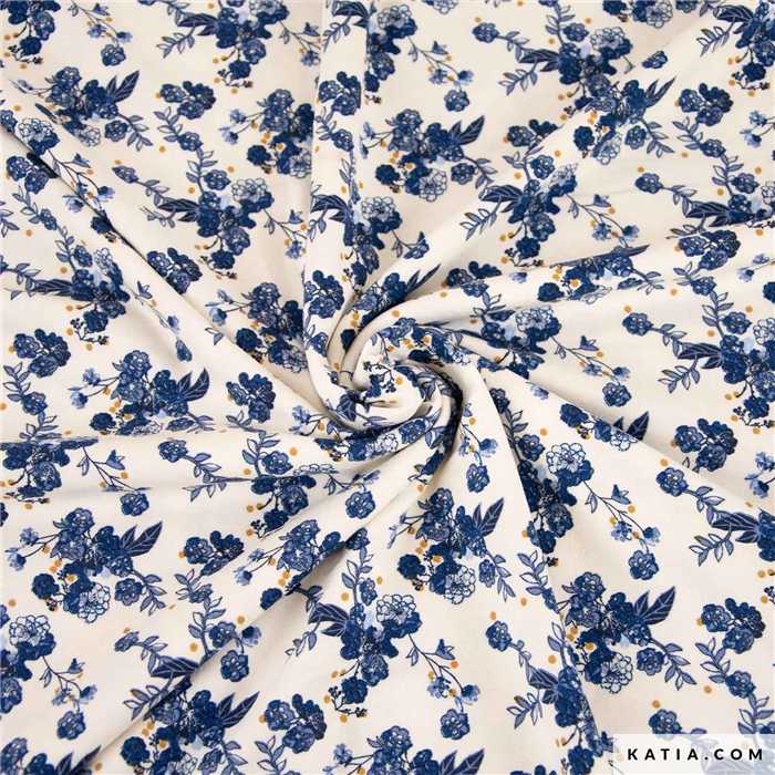 Jersey de viscose Japan Pottery - Coupon de 1 m Jersey de viscose Japan Pottery - Coupon de 1 m